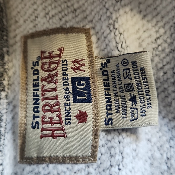 Stanfields L mens shacket - Picture 4 of 8